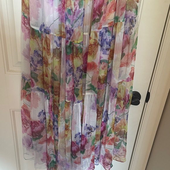 Johnny Was Vibrant Floral Maxi Dress - Picture 6 of 12